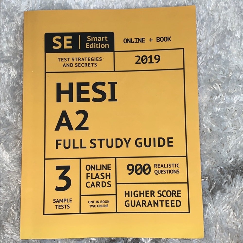Hesi A2 study book
